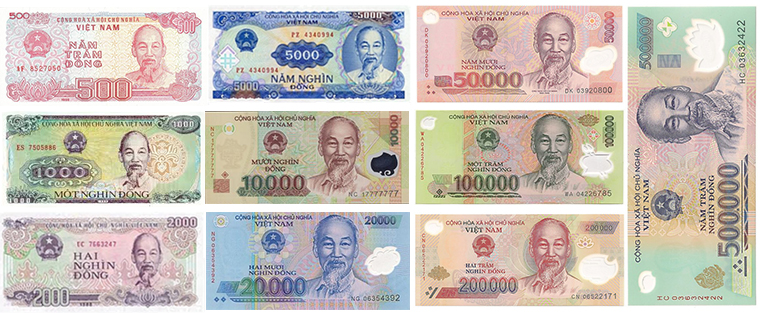 billet monnaie vietnam  